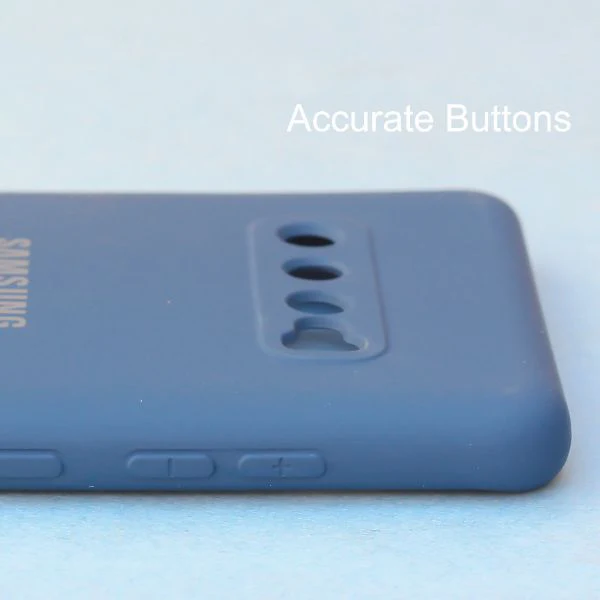 Dark Blue Camera Original Silicone case for Samsung S10 Plus - Image 3