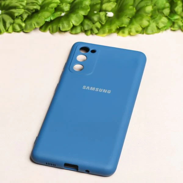 Dark Blue Camera Original Silicone case for Samsung S20 FE - Image 3