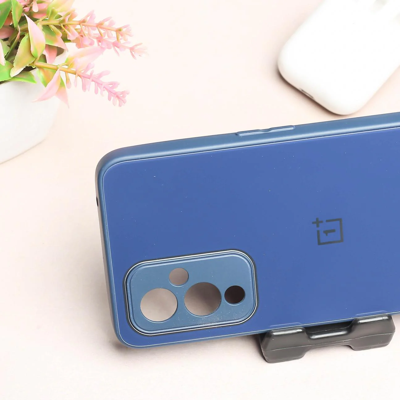 Dark Blue camera Safe mirror case for Oneplus 9 - Image 3