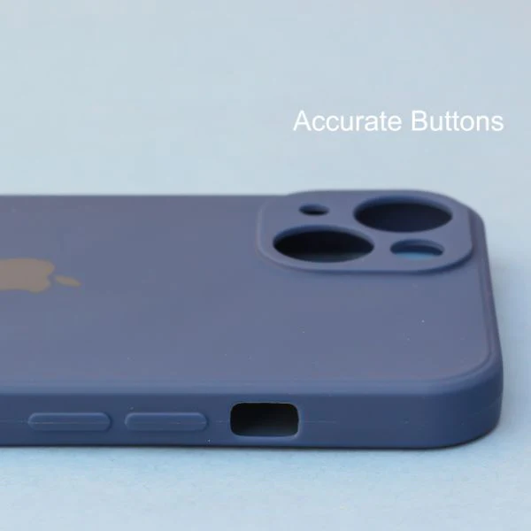 Dark Blue Candy Silicone Case for Apple Iphone 13 - Image 3