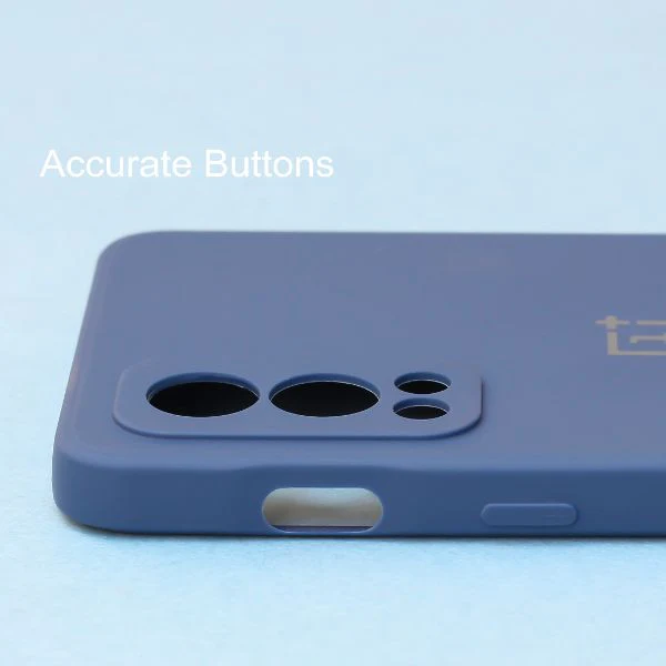 Dark Blue Candy Silicone case for Oneplus Nord 2 - Image 3