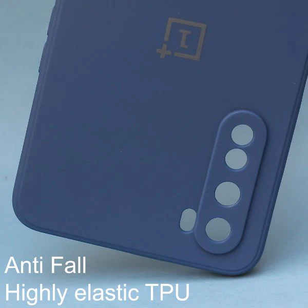 Dark Blue  Candy Silicone Case for Oneplus Nord - Image 2