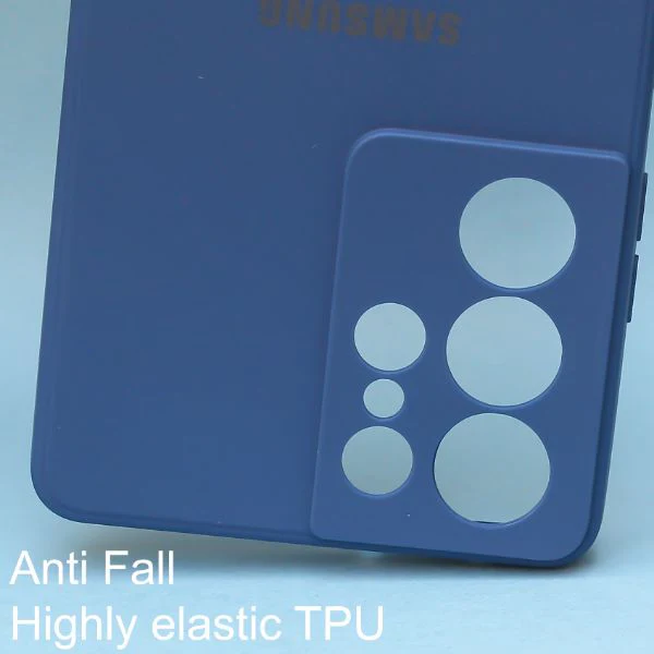 Dark Blue Candy Silicone case for Samsung S21 Ultra - Image 2