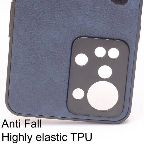 Dark Blue Leather Black Panther Ornamented for Oneplus Nord 2T - Image 2