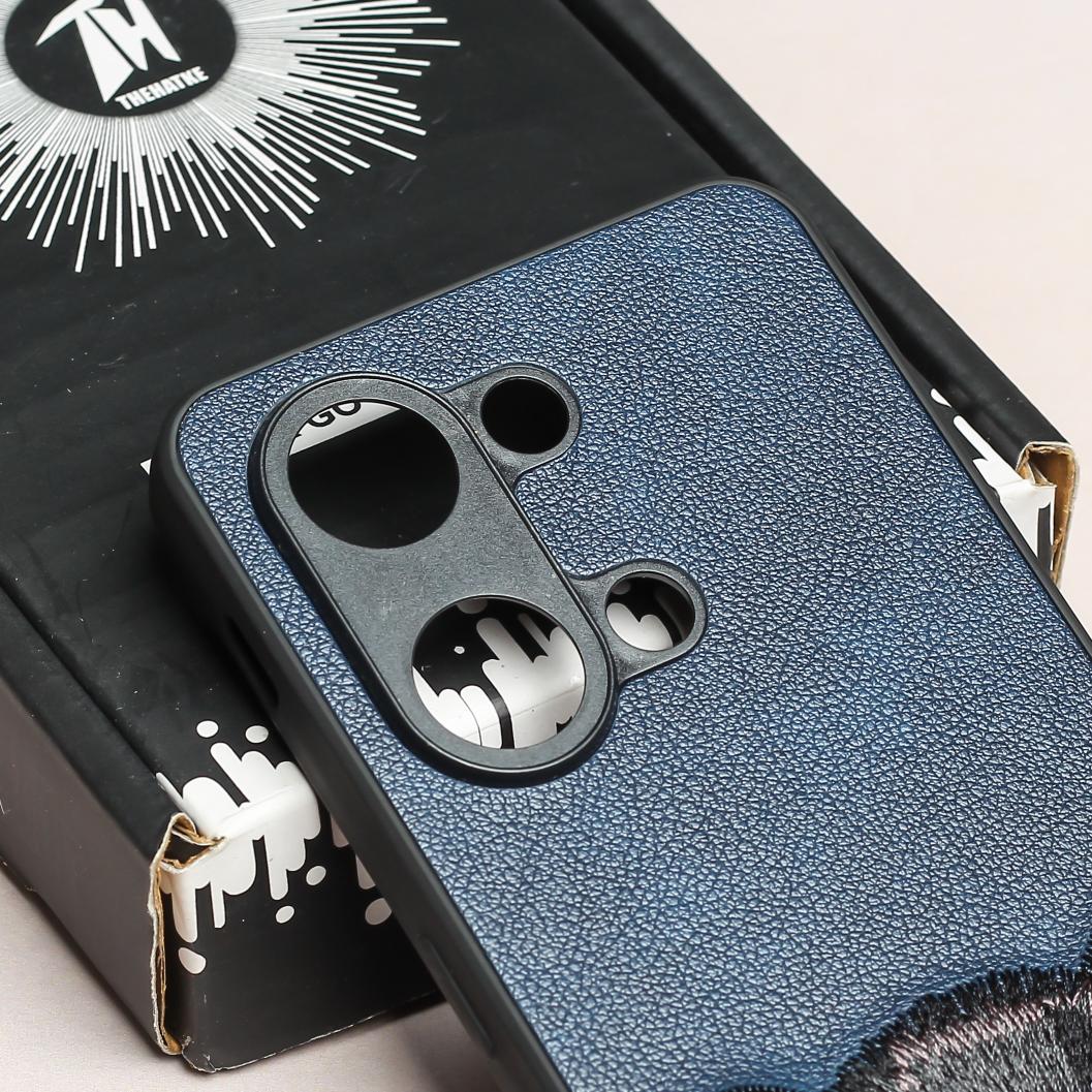 Dark Blue Leather Black Panther Ornamented for Oneplus Nord 3 - Image 4