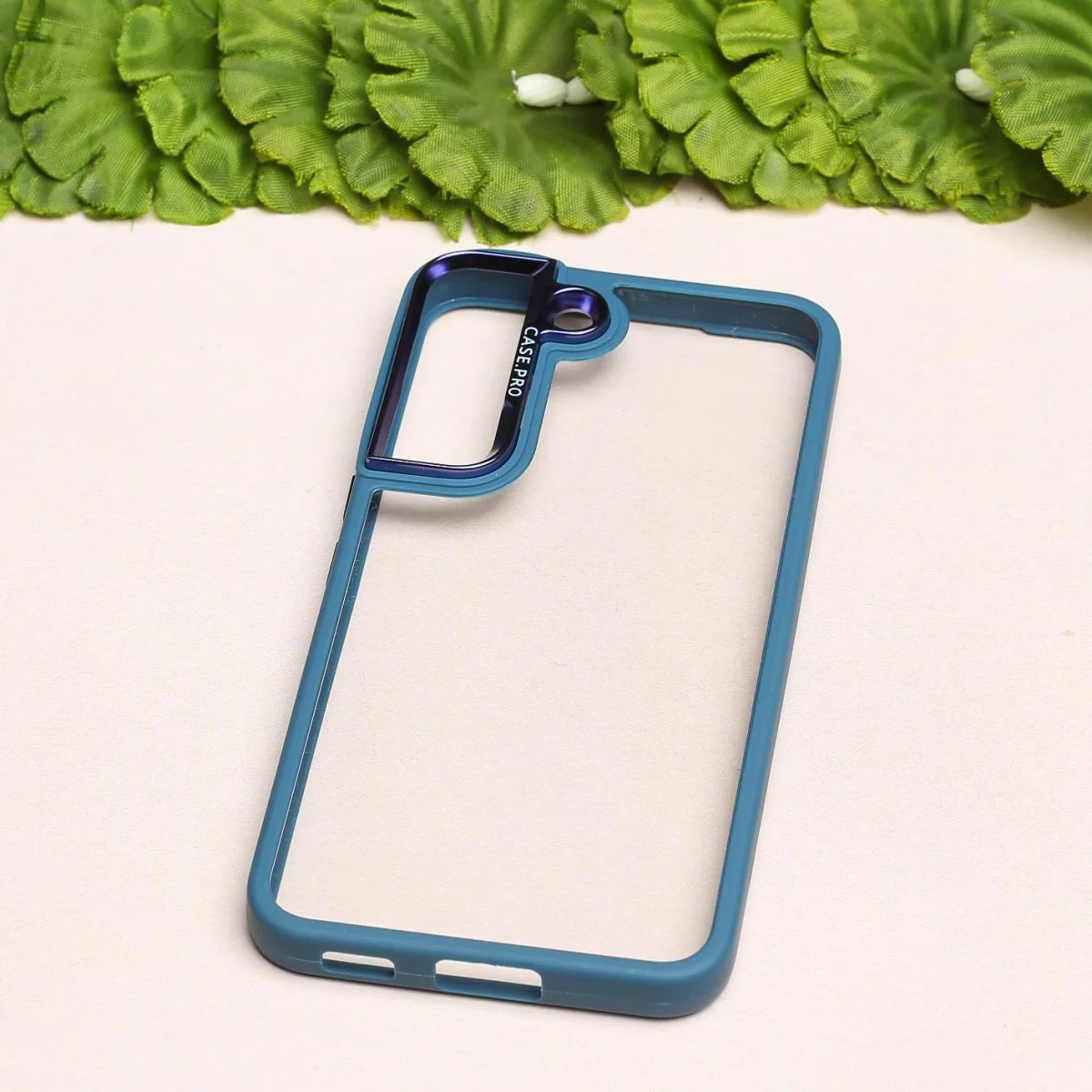 Dark Blue Lifted Transperant Case for Samsung S23 - Image 2