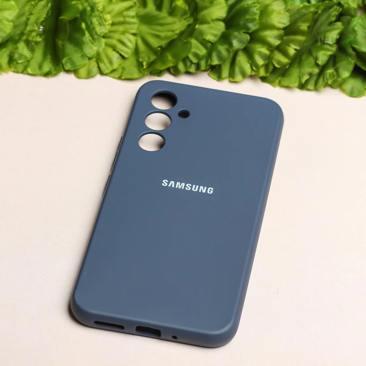 Dark Blue Original Camera Safe Silicone case for Samsung A36 - Image 2