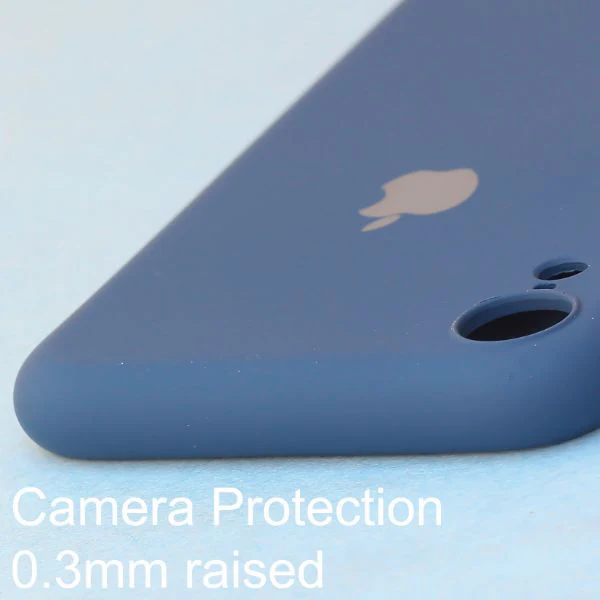 Dark Blue Original Camera Silicone case for Apple iphone XR - Image 4