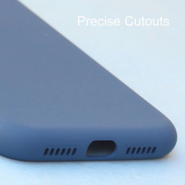 Dark Blue Original Camera Silicone case for Apple iphone XR - Image 5
