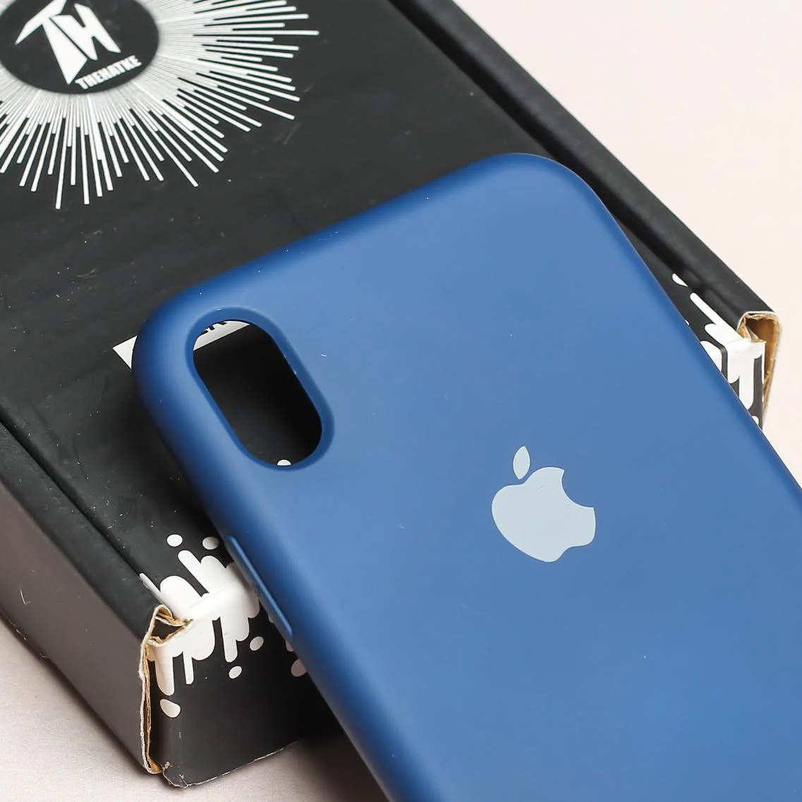 Dark Blue Original Silicone case for Apple iPhone XR - Image 4