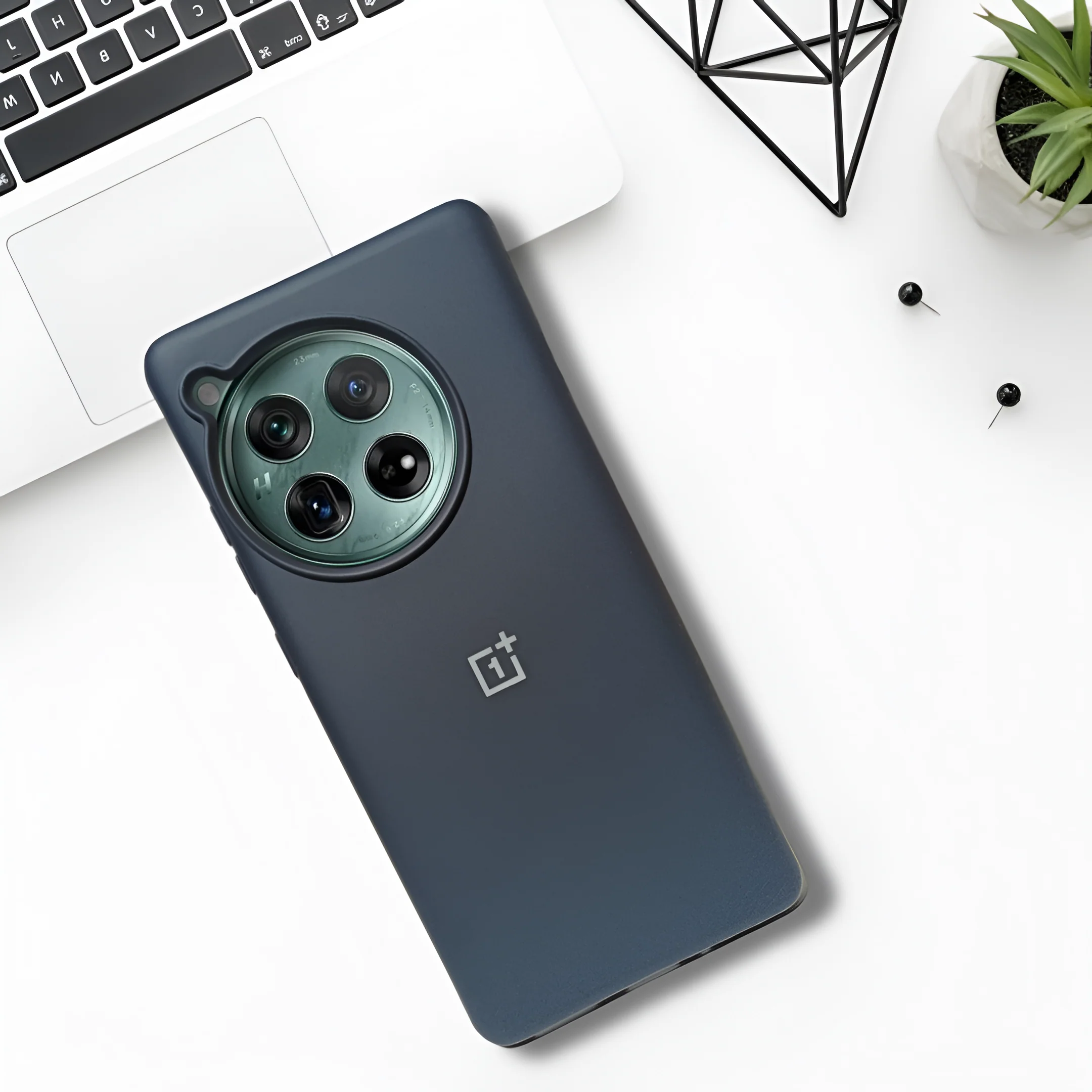Dark Blue Original Silicone case for Oneplus 12R - Image 5