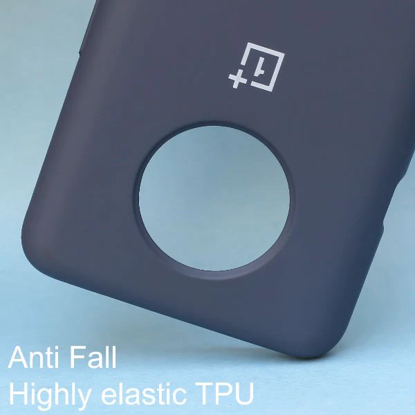 Dark Blue Original Silicone case for Oneplus 7T - Image 2