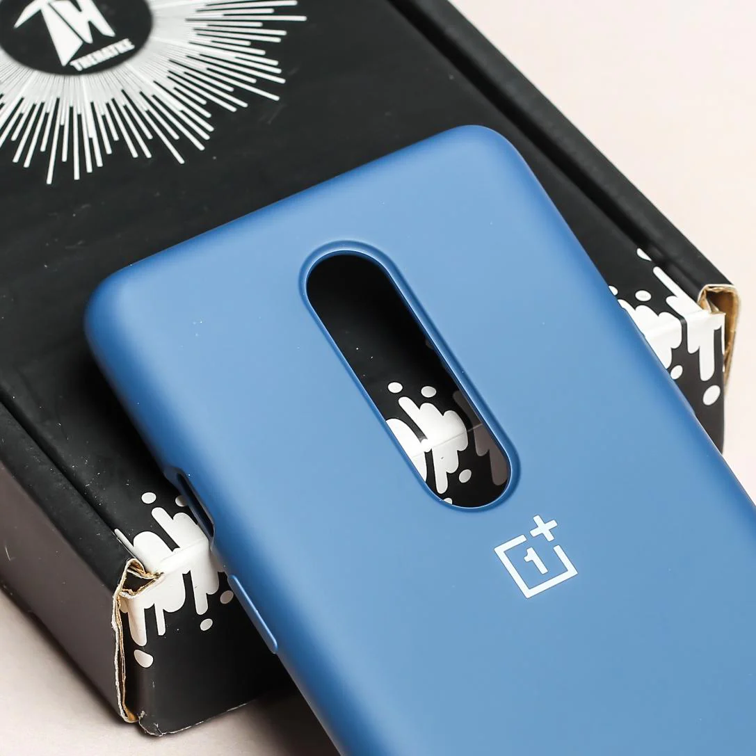 Dark Blue Original Silicone case for Oneplus 8 - Image 4