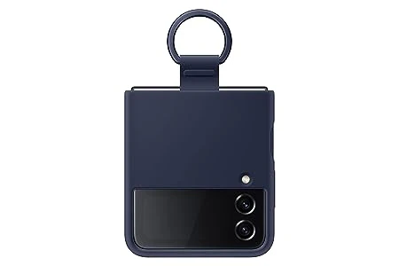 Dark Blue Original Silicone case for Samsung Galaxy Z FLIP 4 - Image 5