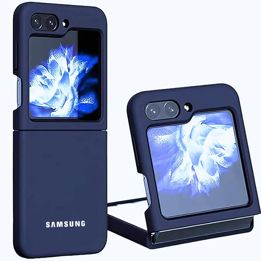 Dark Blue Original Silicone case for Samsung Galaxy Z FLIP 7 fe