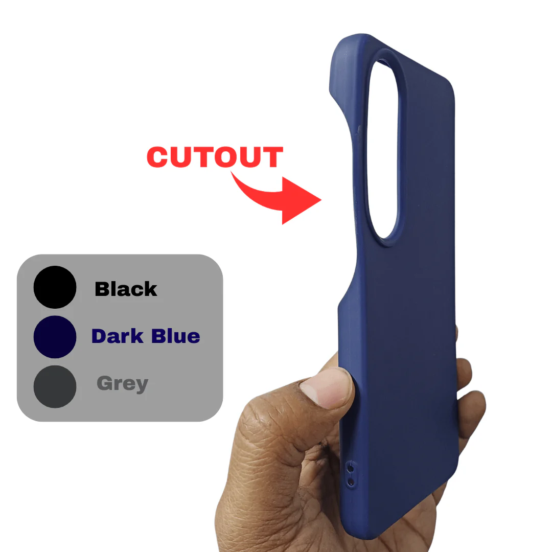 Dark Blue Silicone Case for Oneplus Nord Ce 4 Lite - Image 2