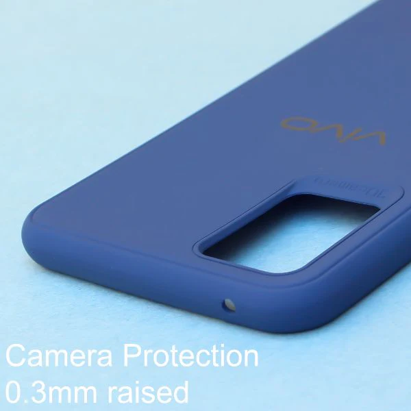 Dark Blue Silicone Case for Vivo Y33s - Image 4