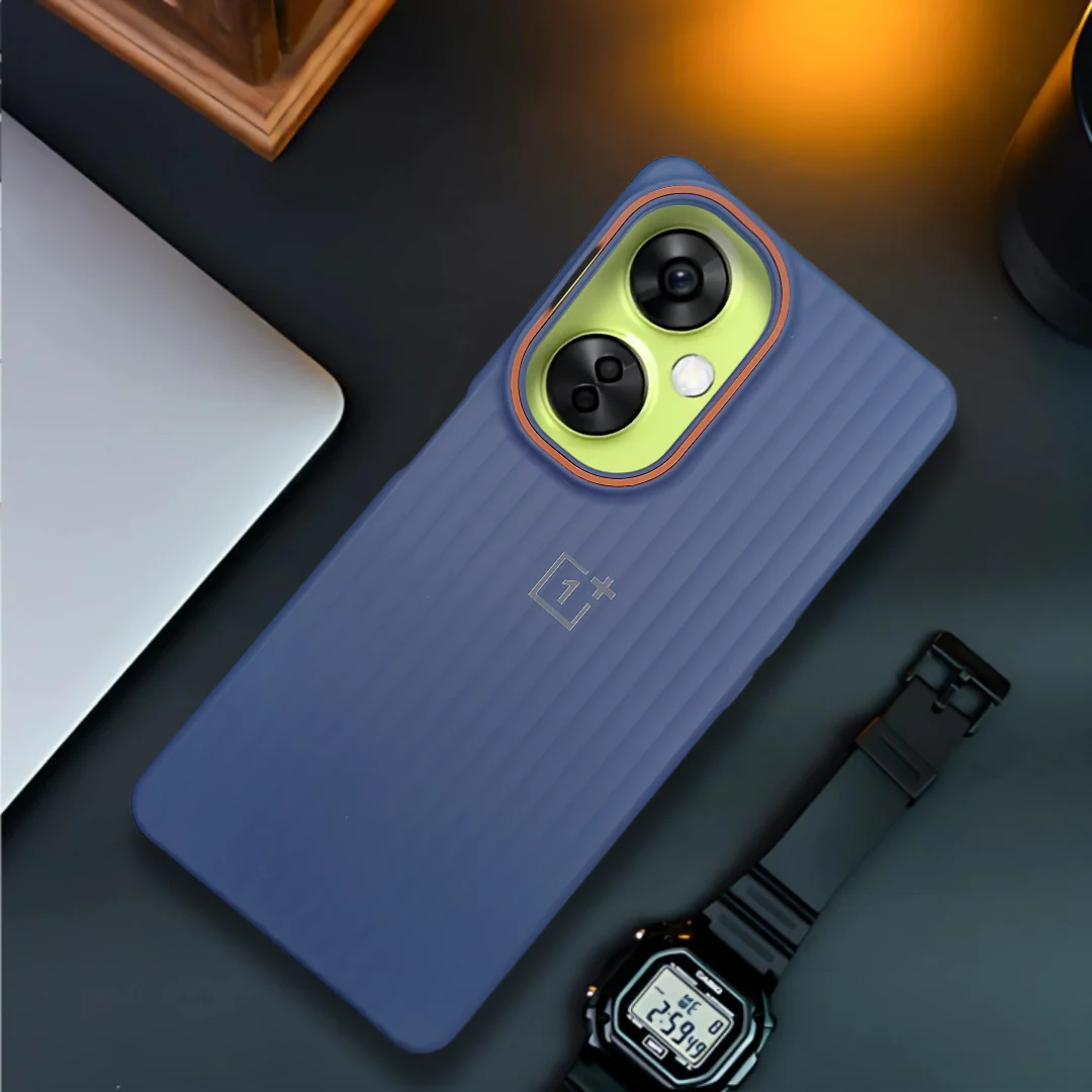 Dark Blue SleekLine Silicone Case for Oneplus Nord Ce 3 Lite