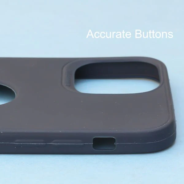 Dark Blue Spazy Logo Cut Silicone Case for Apple Iphone 12 Pro - Image 3