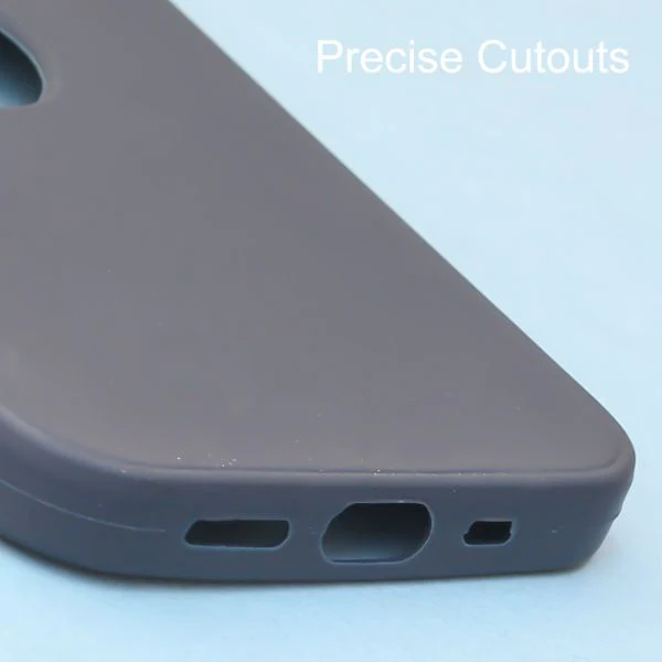 Dark Blue Spazy Logo Cut Silicone Case for Apple Iphone 12 Pro - Image 5