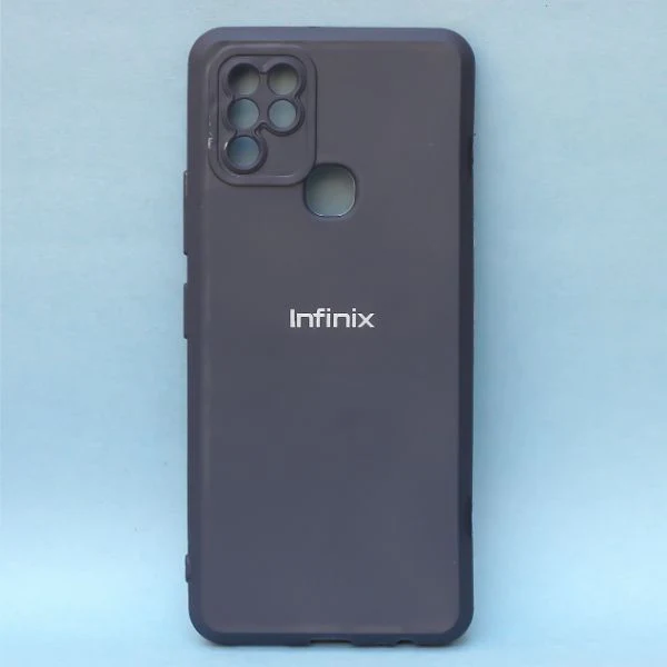 Dark Blue Spazy Silicone Case for Infinix Hot 10