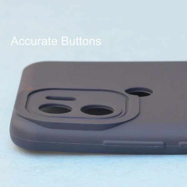 Dark Blue Spazy Silicone Case for Redmi A1 Plus - Image 3