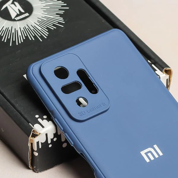 Dark Blue Spazy Silicone Case for Redmi Note 10 Pro - Image 4