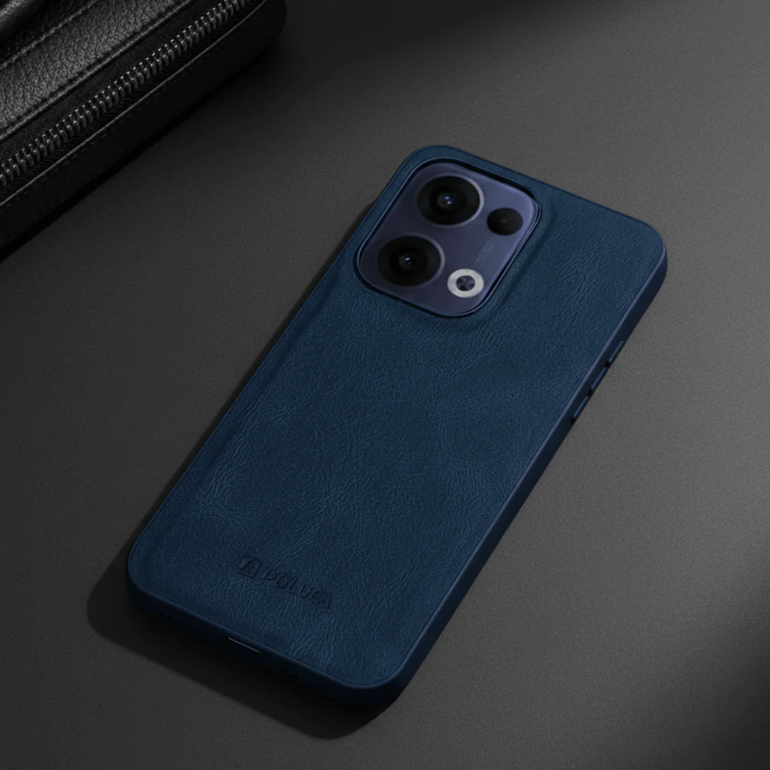 Dark Blue Standard Leather Case for Oppo Reno 13