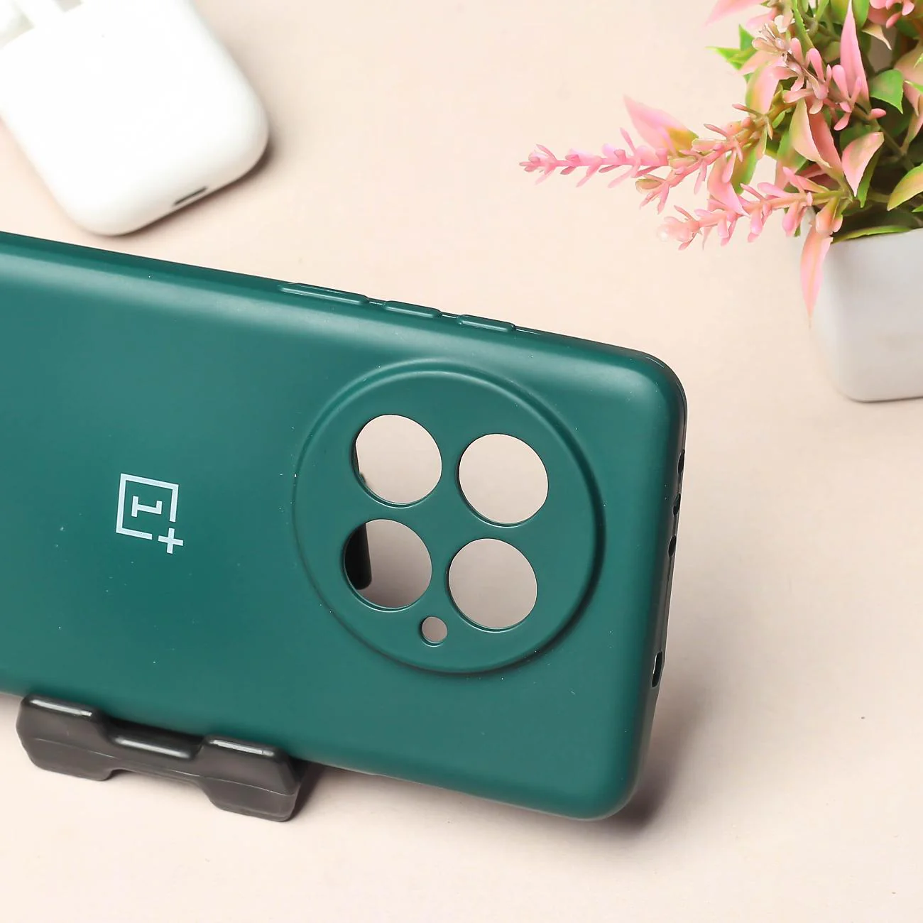 Dark Green Camera Original Silicone case for Oneplus 13 - Image 3