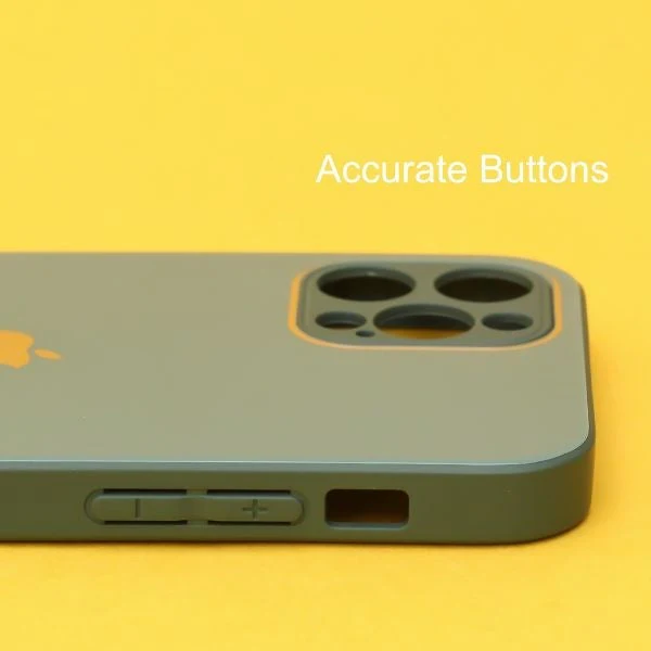 Dark green camera Safe mirror case for Apple Iphone 12 Pro Max - Image 4