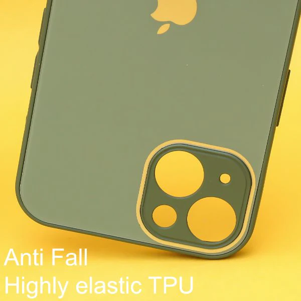 Dark green camera Safe mirror case for Apple Iphone 14 Plus - Image 2