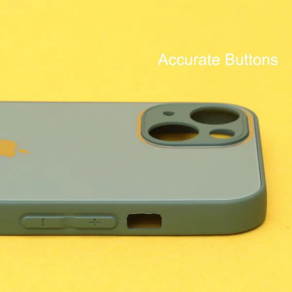 Dark green camera Safe mirror case for Apple Iphone 14 Plus - Image 3