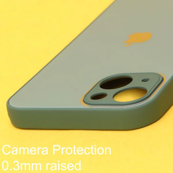 Dark green camera Safe mirror case for Apple Iphone 14 Plus - Image 4
