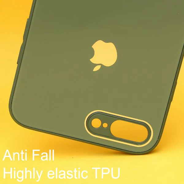 Dark green camera Safe mirror case for Apple Iphone 7 Plus - Image 3