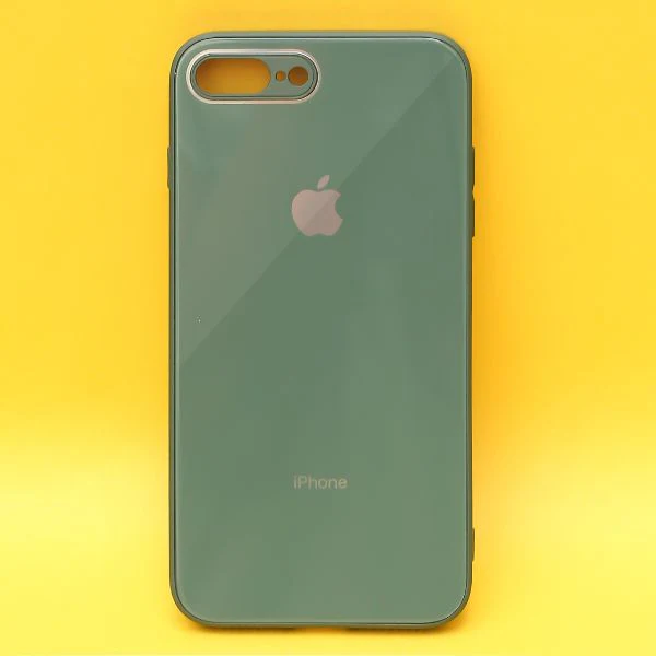 Dark green camera Safe mirror case for Apple Iphone 8 Plus - Image 2