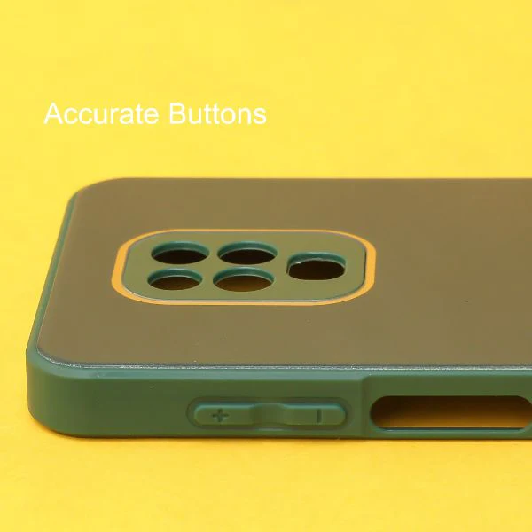Dark green camera Safe mirror case for Redmi Note 9 Pro - Image 3
