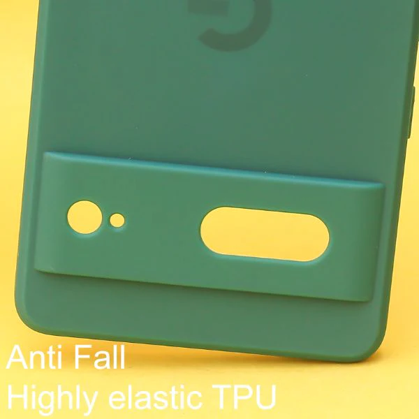 Dark Green Candy Camera Silicone Case for Google Pixel 7 - Image 2