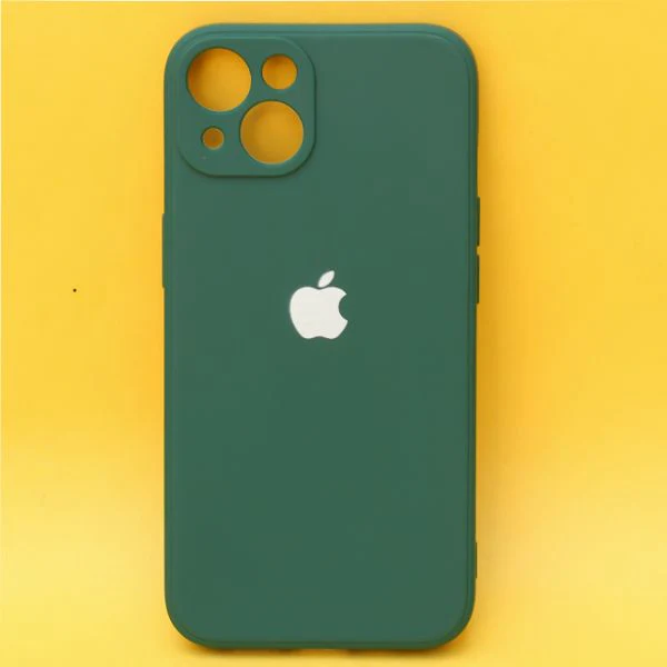 Dark Green Candy Silicone Case for Apple Iphone 13 Mini