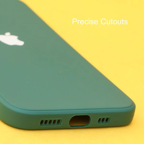 Dark Green Candy Silicone Case for Apple Iphone 13 Mini - Image 5