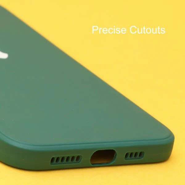 Dark Green Candy Silicone Case for Apple Iphone 13 Pro Max - Image 5