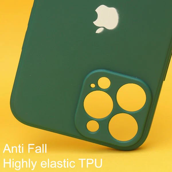 Dark Green Candy Silicone Case for Apple Iphone 14 Pro Max - Image 2