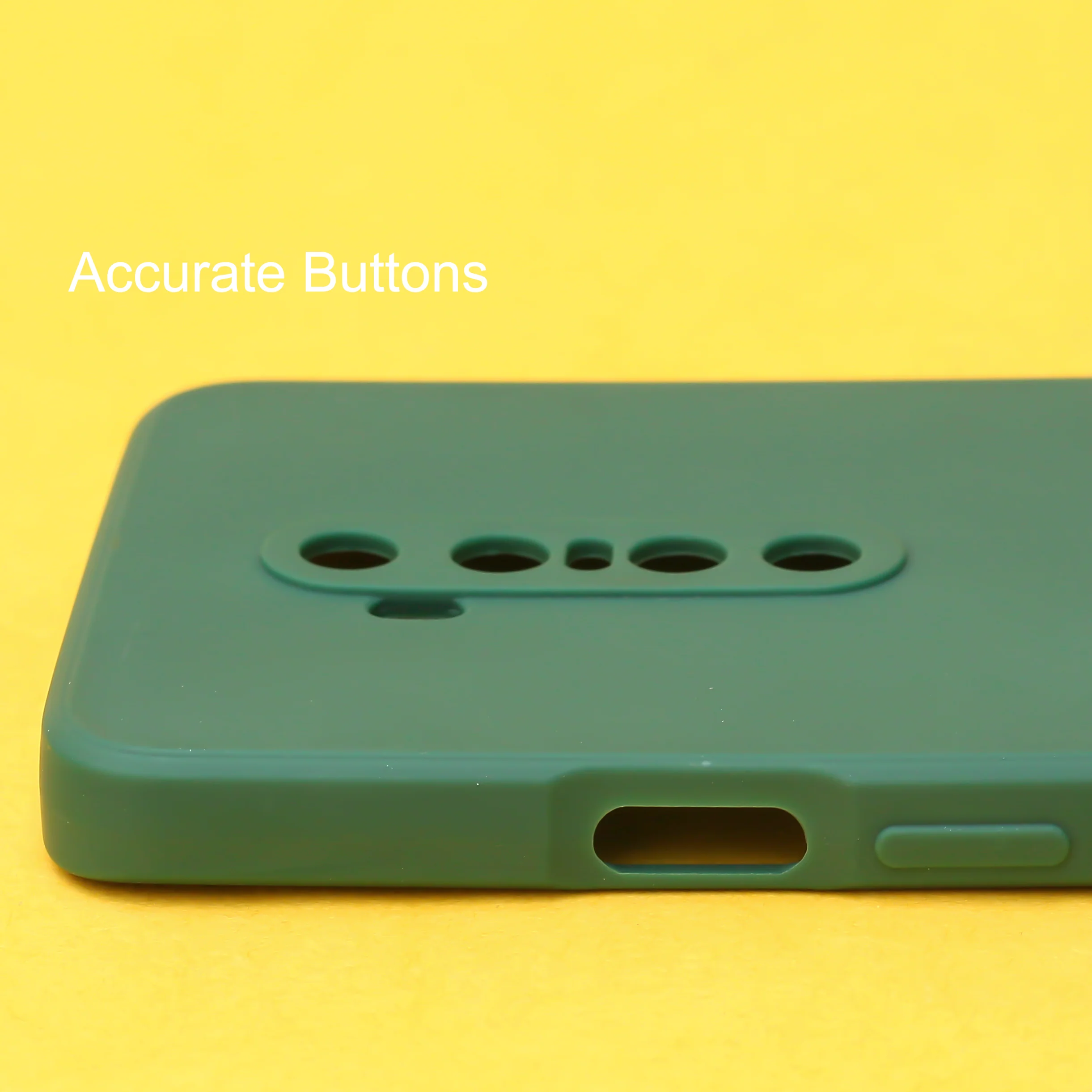 Dark Green Candy Silicone Case for Oneplus 7 Pro - Image 3