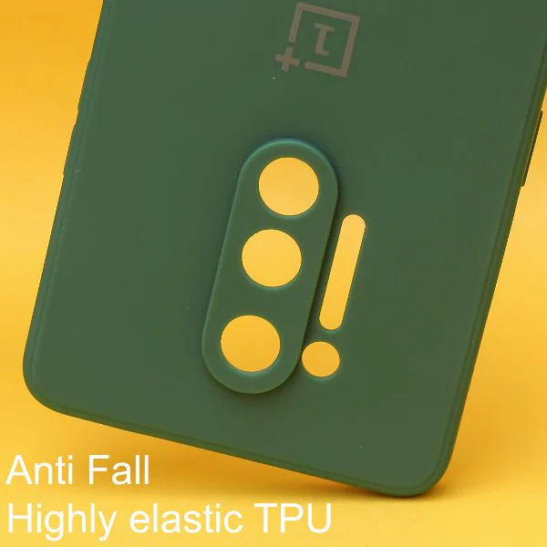 Dark Green Candy Silicone Case for Oneplus 8 Pro - Image 2
