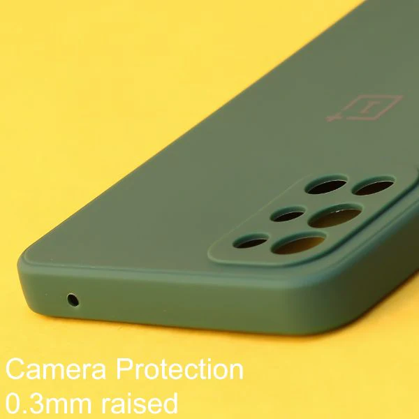 Dark Green Candy Silicone Case for Oneplus 9R - Image 4