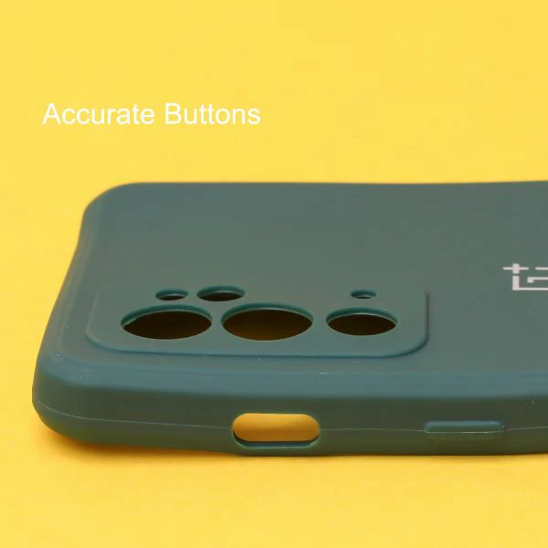 Dark Green Candy Silicone Case for Oneplus 9RT - Image 3
