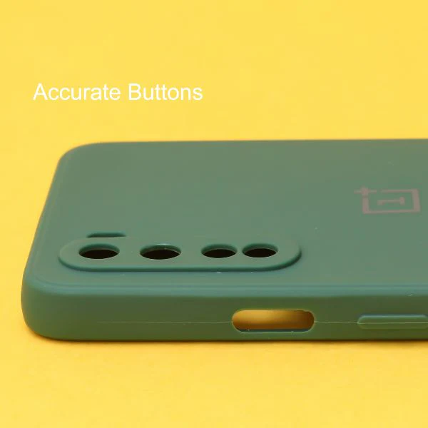 Dark Green Candy Silicone Case for Oneplus Nord - Image 3