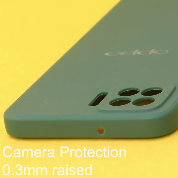 Dark Green Candy Silicone Case for Oppo F17 - Image 4
