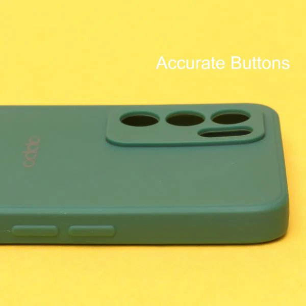 Dark Green Candy Silicone Case for Oppo Reno 6 5g - Image 3