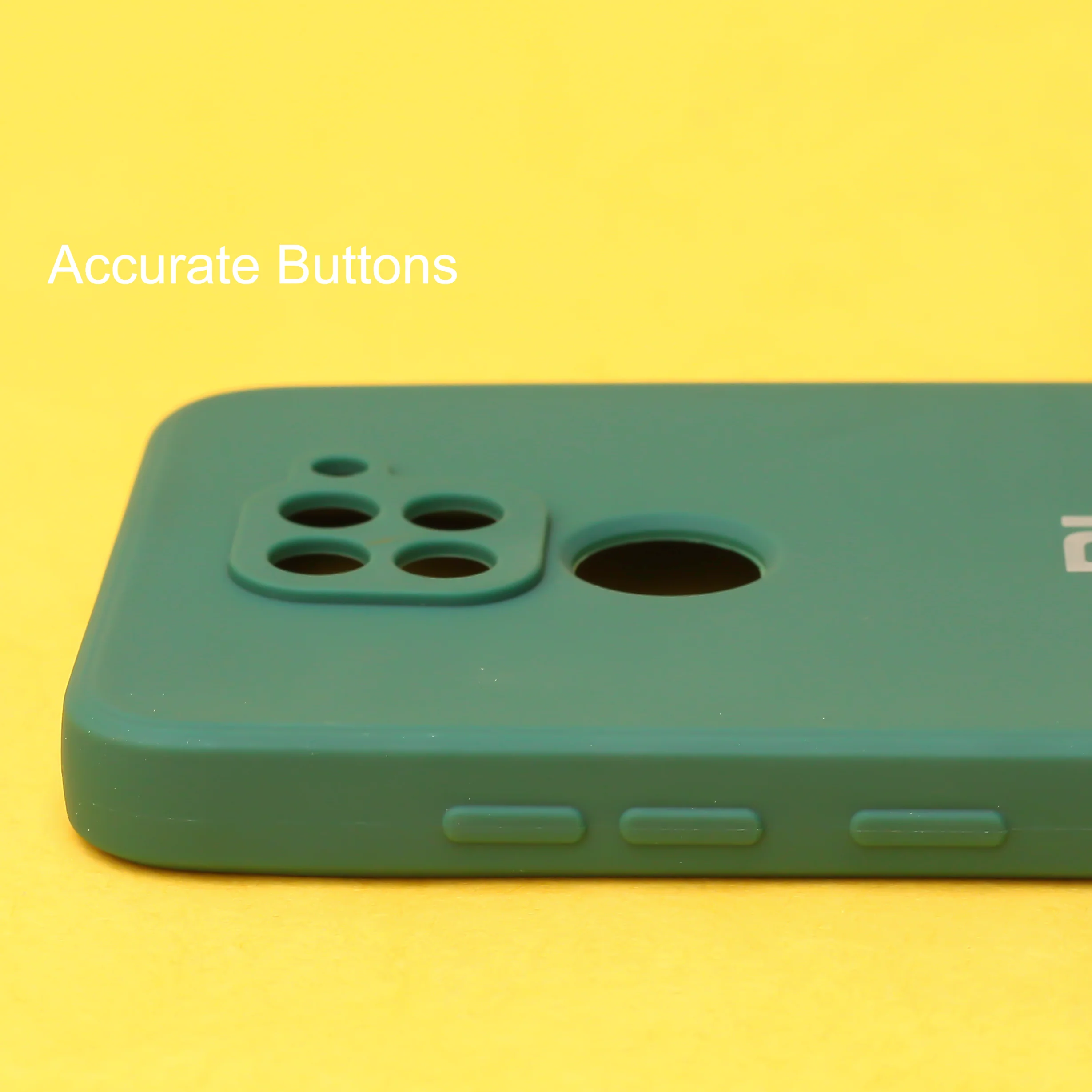 Dark Green Candy Silicone Case for Redmi Note 9 - Image 3