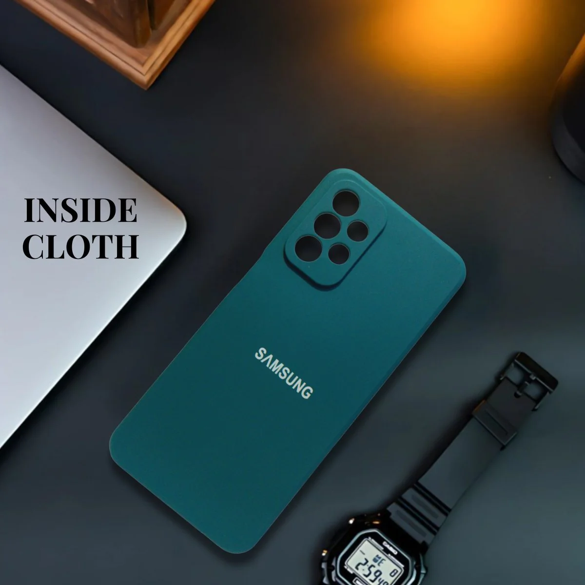 Dark Green Candy Silicone Case for Samsung A23 - Image 5
